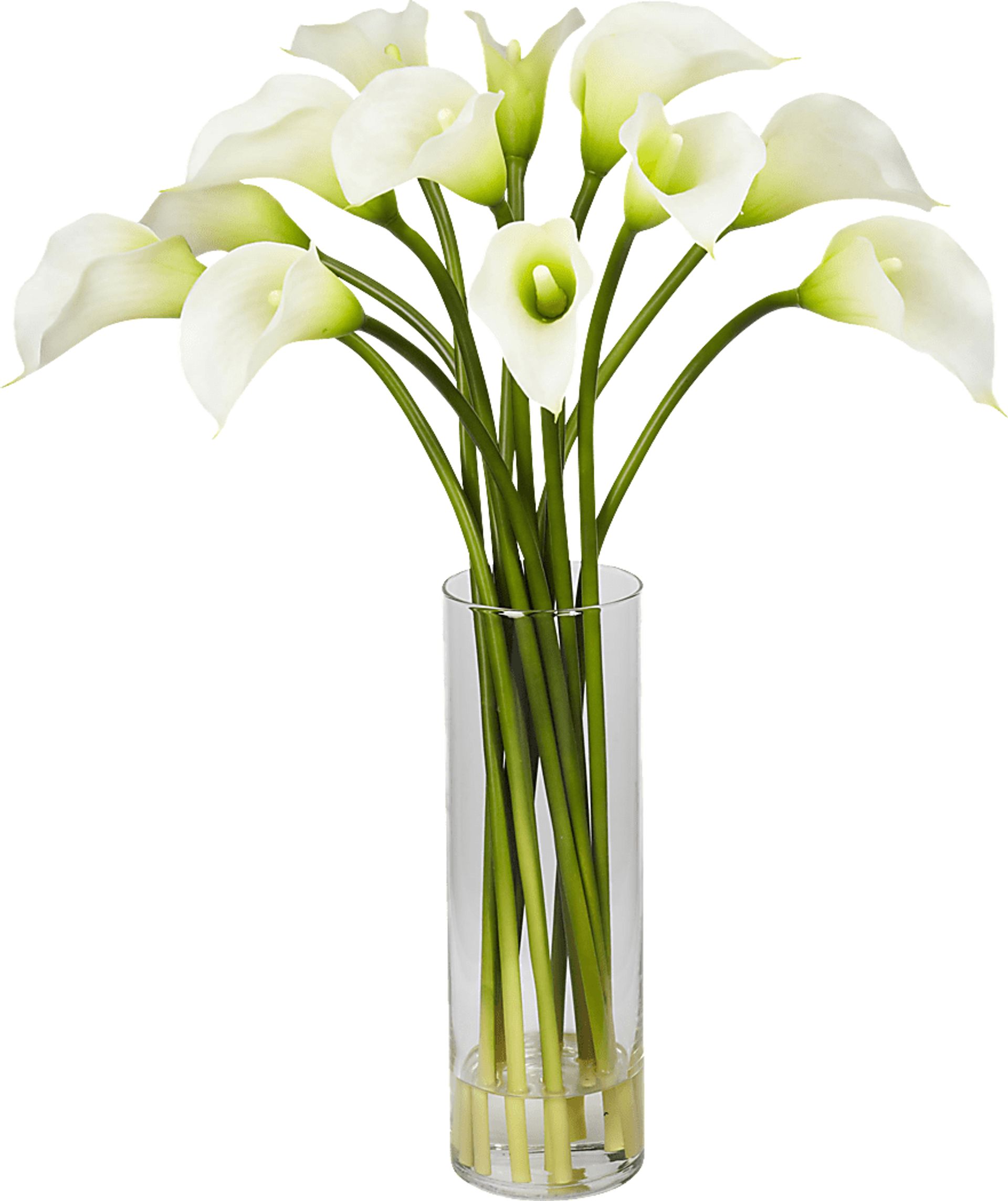 Delissa White Lily Silk Floral - Image 1