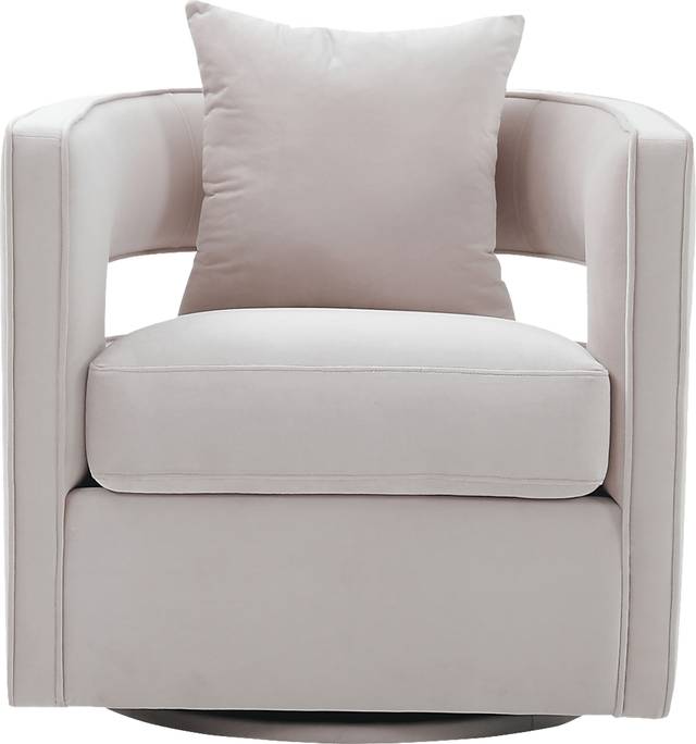 Delja Blush Accent Swivel Chair - Thumbnail - Image 2