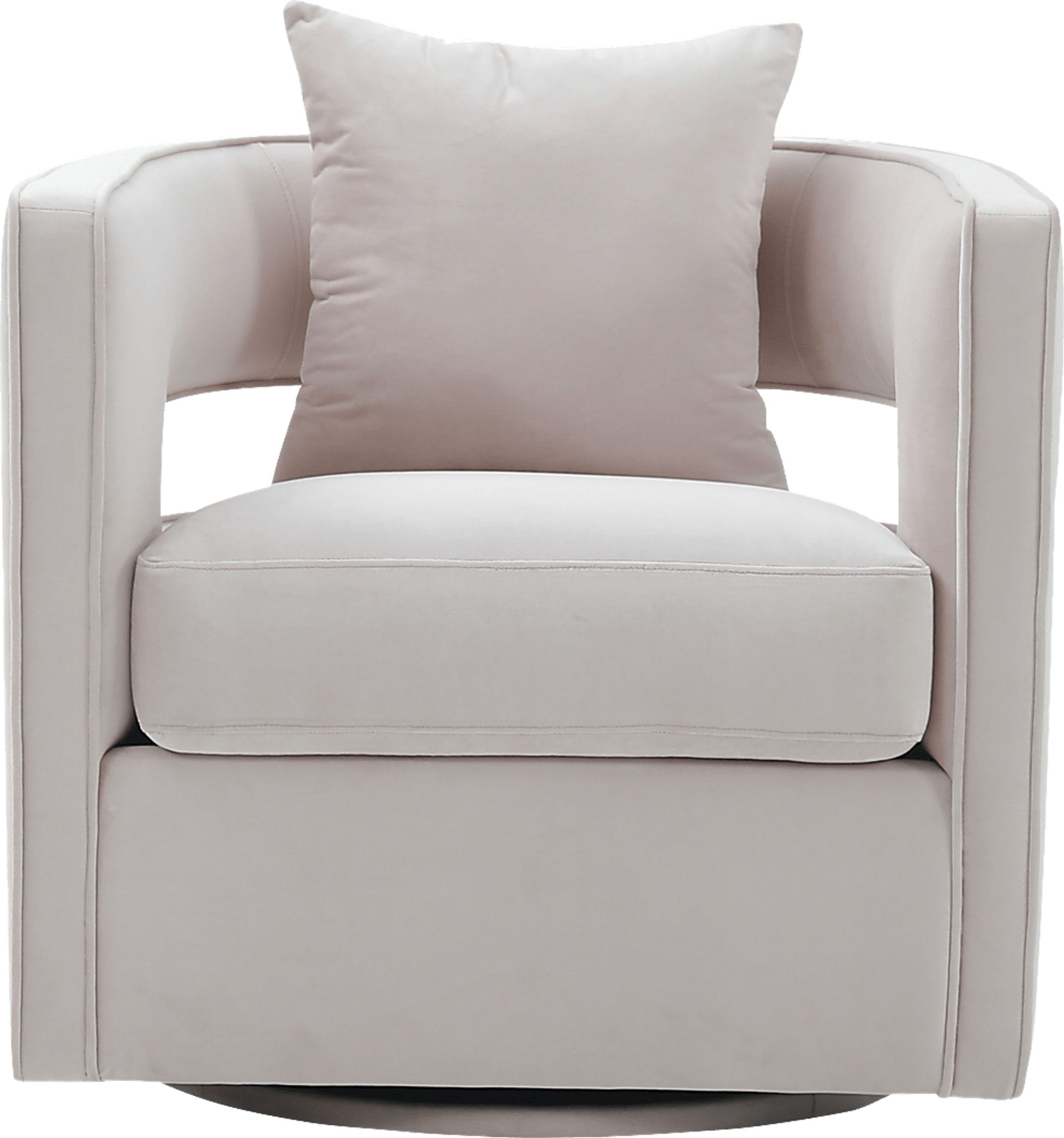 Delja Blush Accent Swivel Chair - Image 2