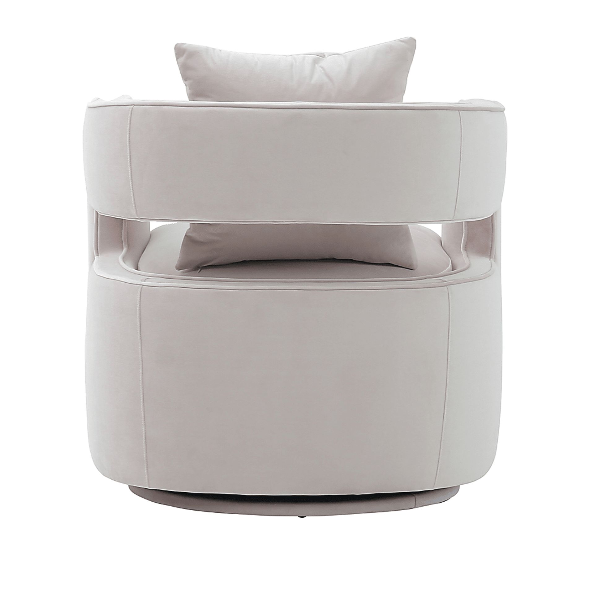 Delja Blush Accent Swivel Chair - Image 3