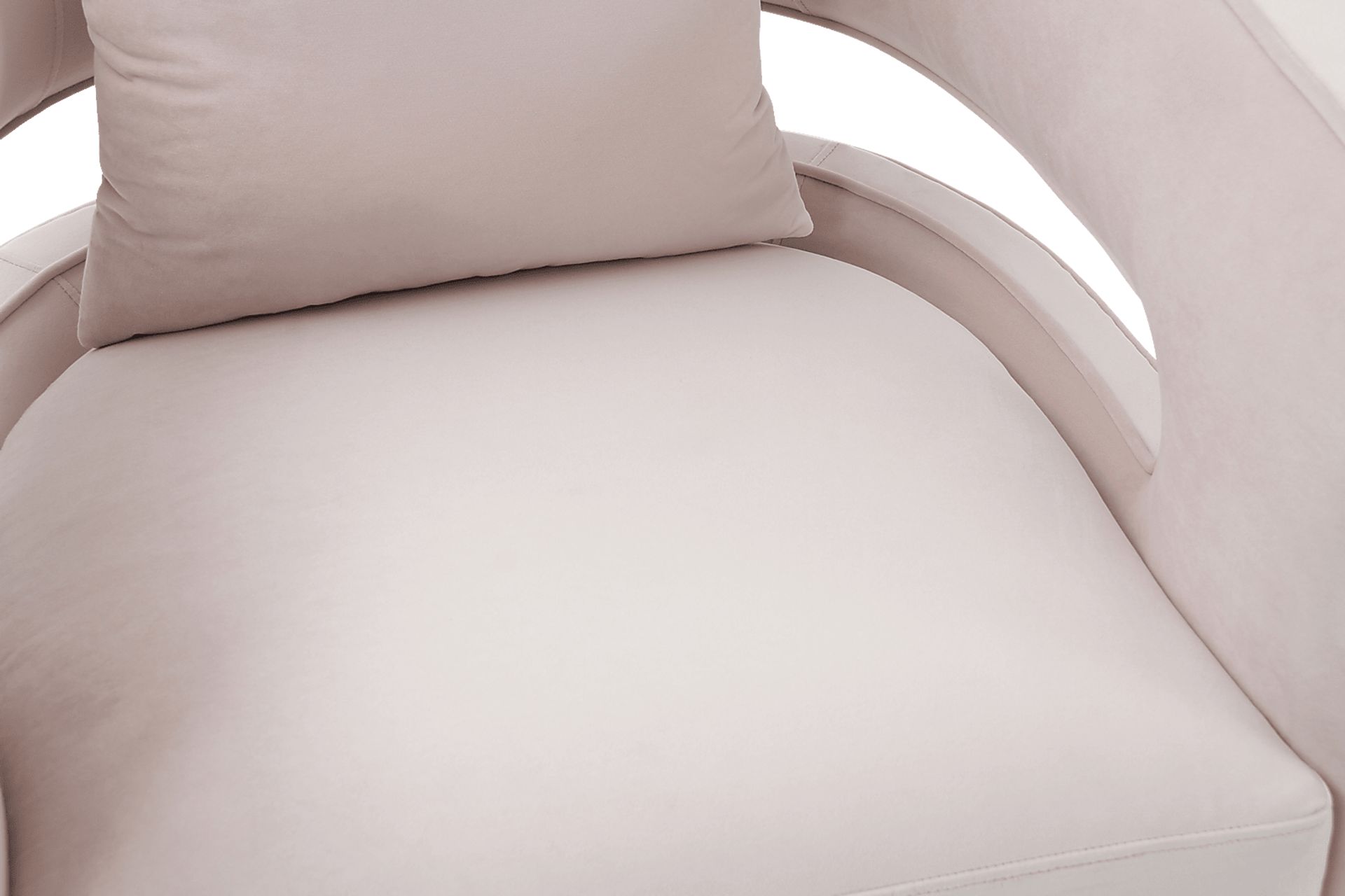 Delja Blush Accent Swivel Chair - Image 4
