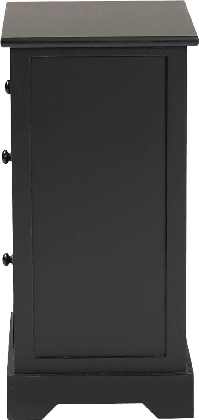 Della Lane Dark Brown 3-Drawer Accent Cabinet - Thumbnail - Image 4