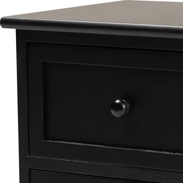 Della Lane Dark Brown 3-Drawer Accent Cabinet - Thumbnail - Image 5
