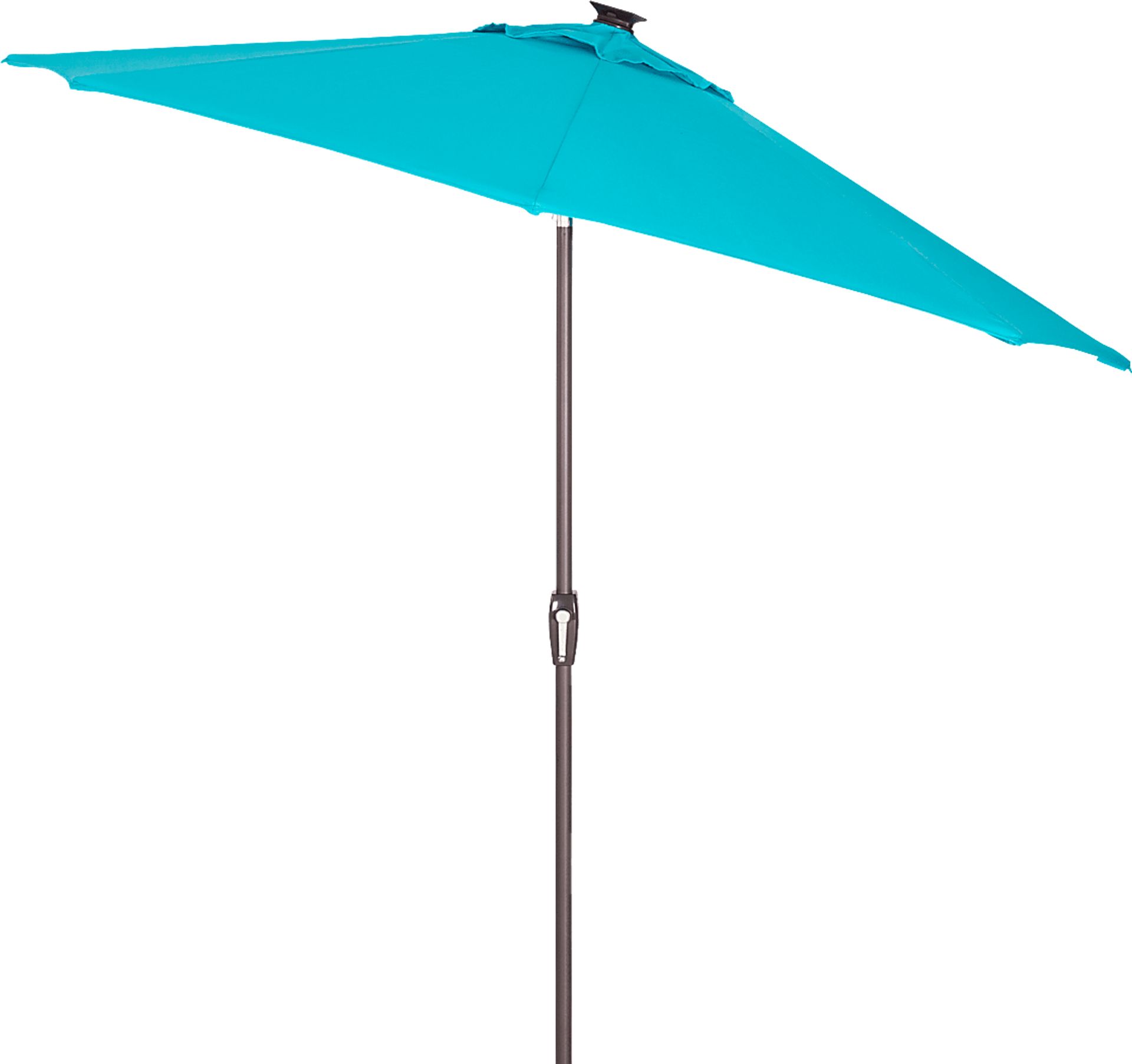 Della Luna Bronze Finish 9' Octagon Aruba Outdoor Lighted Umbrella - Image 2