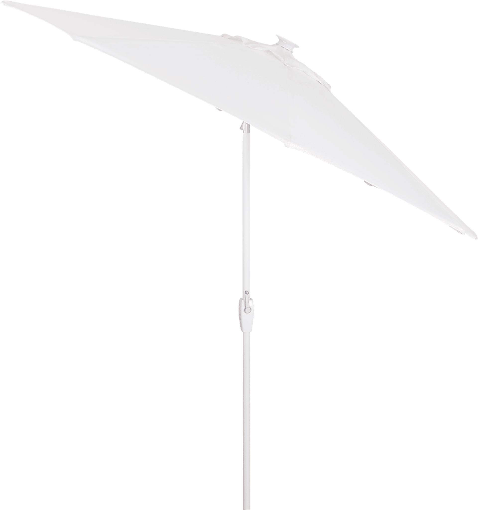 9 white patio umbrella with white pole White Outdoor Patio Umbrellas