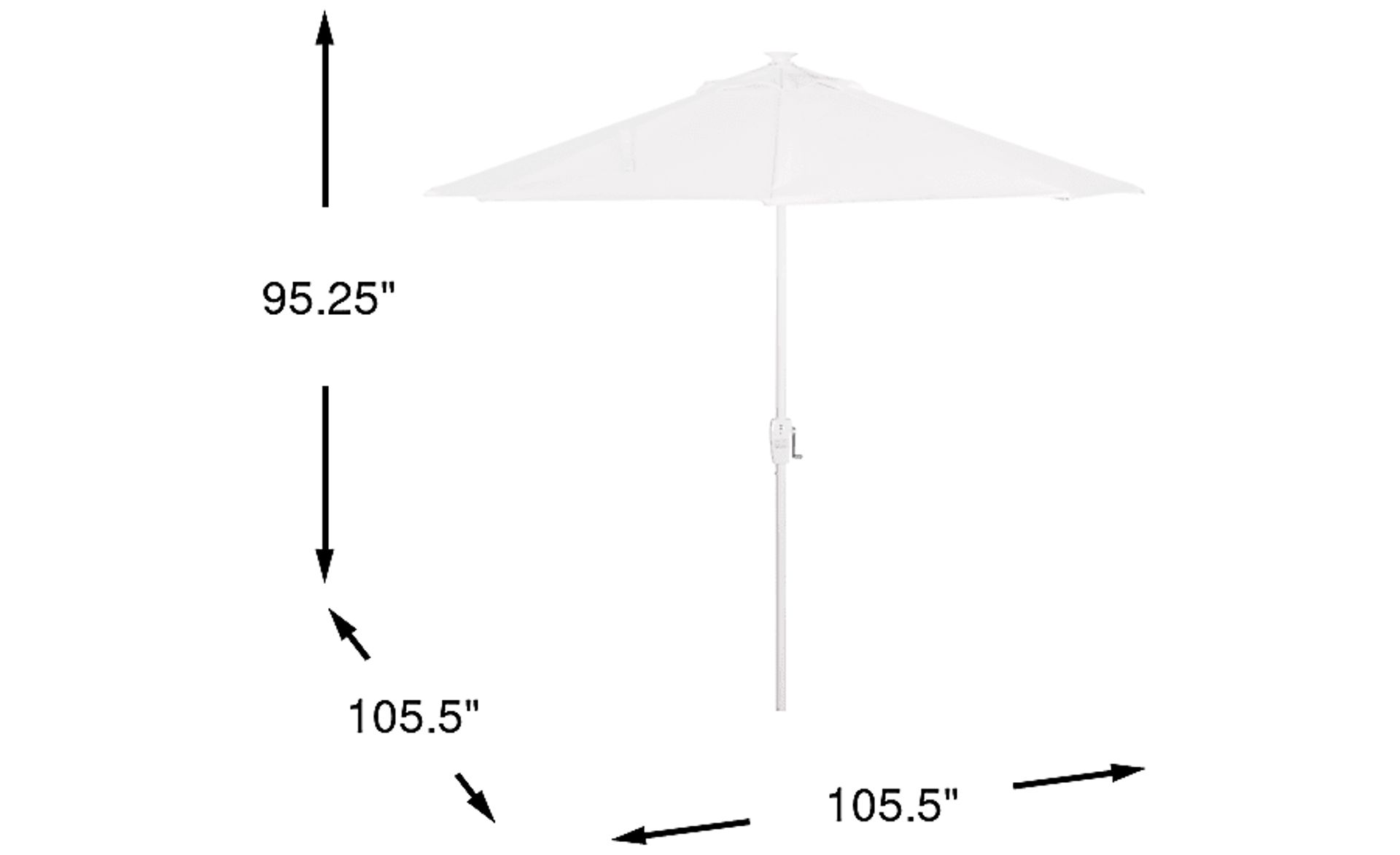 Dimension Image. Please refer to the Dimension Tab on this page for dimension details.