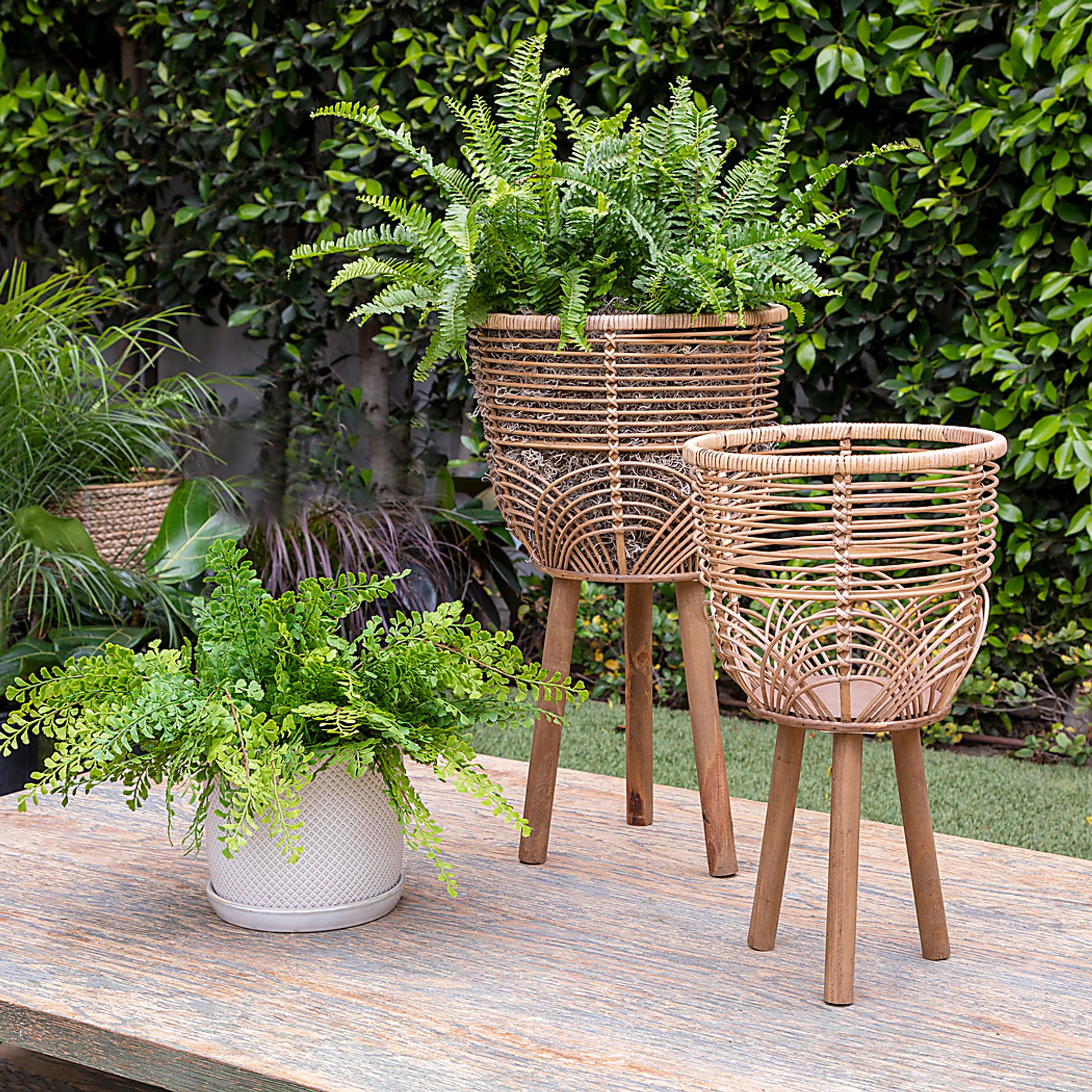 Dellcris Brown Planter, Set of 2 - Image 2