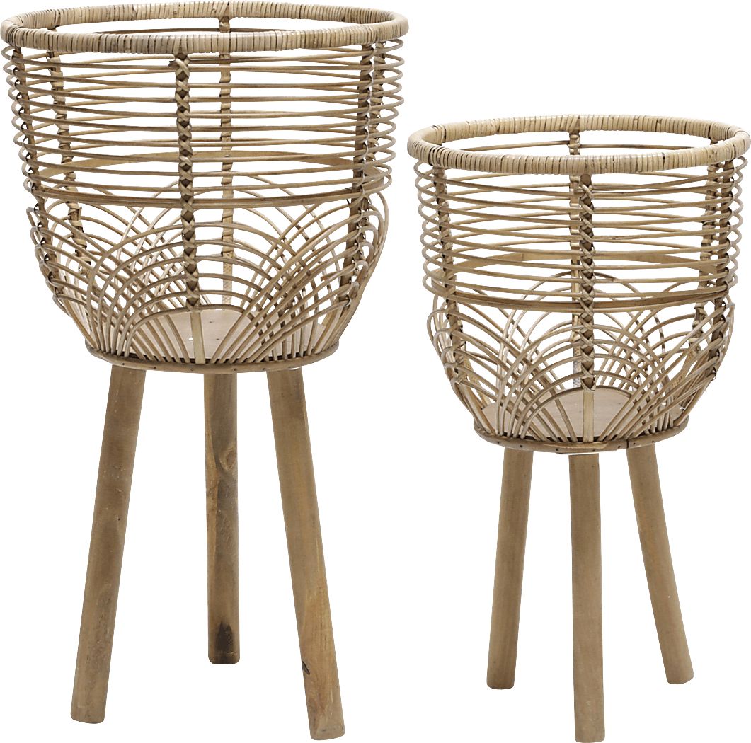 Dellcris Brown Planter, Set of 2