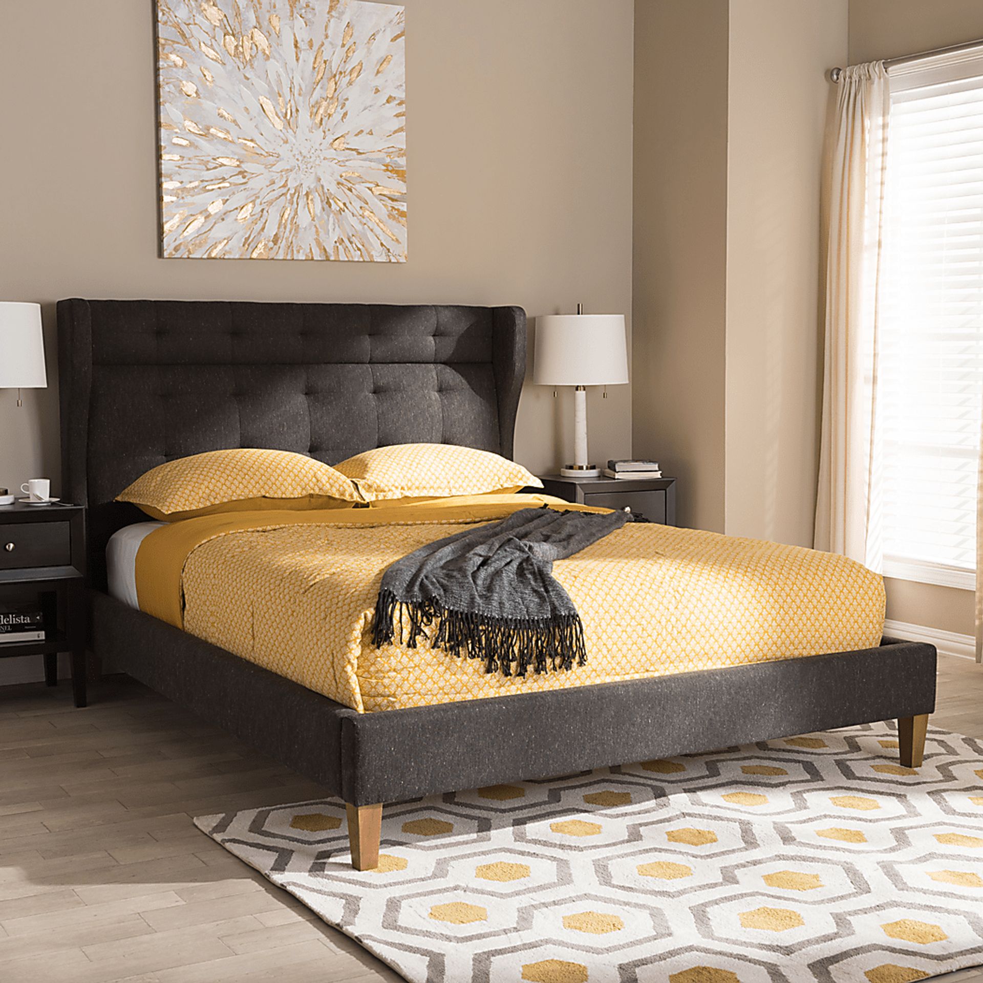 Dellfern Gray Queen Bed - Image 2