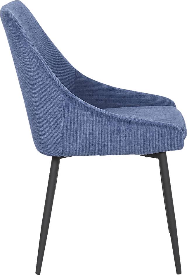 Dellrey Blue Dining Chair, Set of 2 - Thumbnail - Image 3