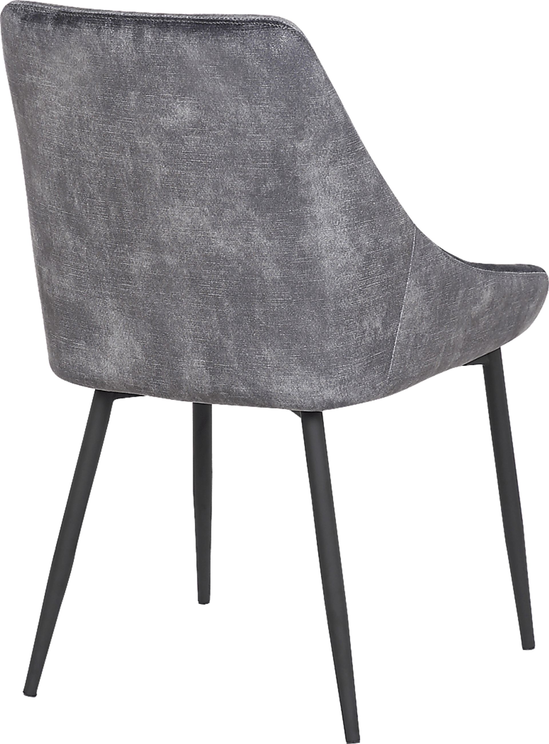 Dellrey Dark Gray Dining Chair, Set of 2 - Image 4