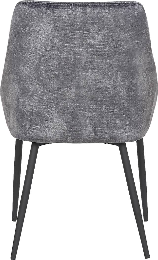 Dellrey Dark Gray Dining Chair, Set of 2 - Thumbnail - Image 5