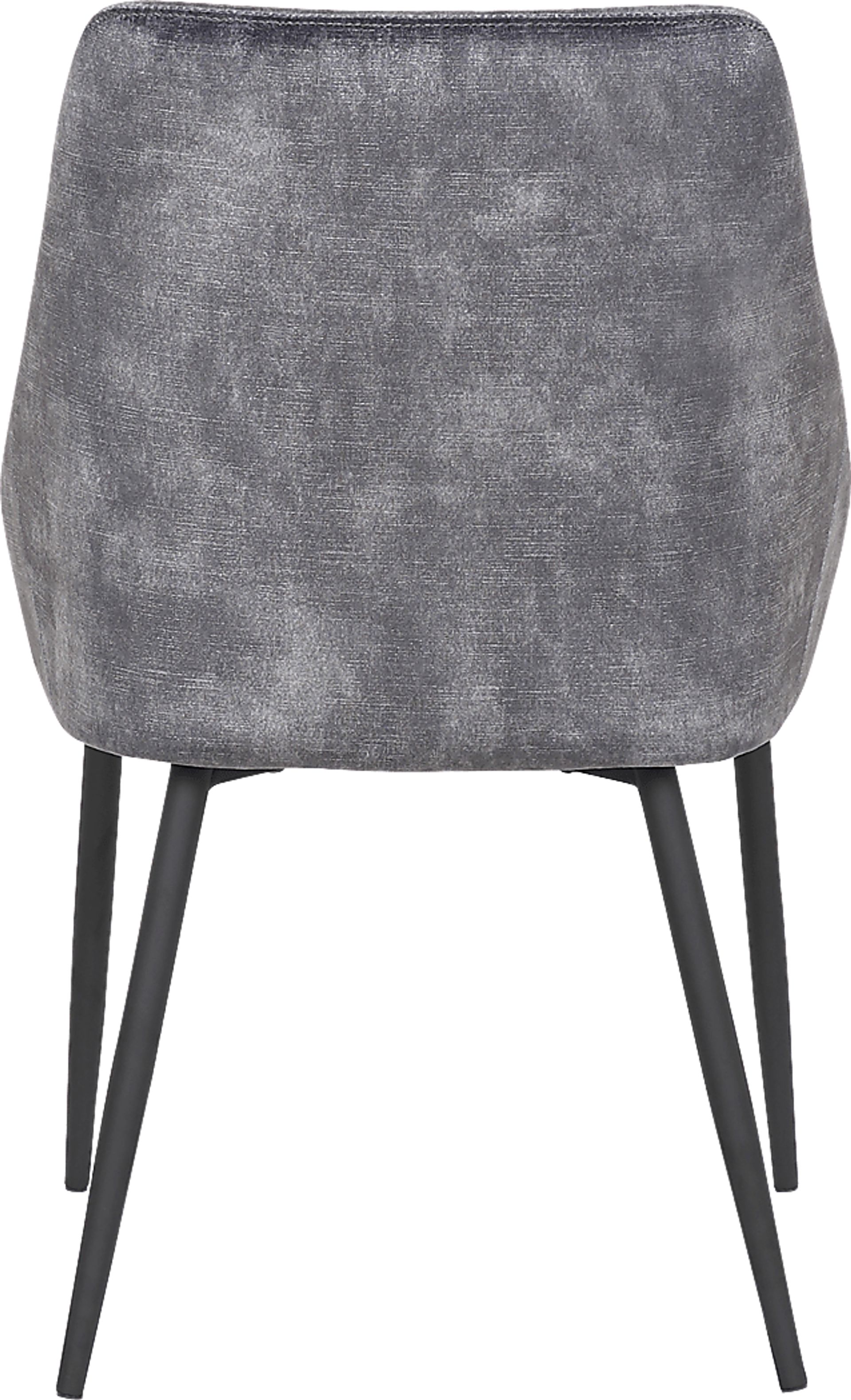 Dellrey Dark Gray Dining Chair, Set of 2 - Image 5