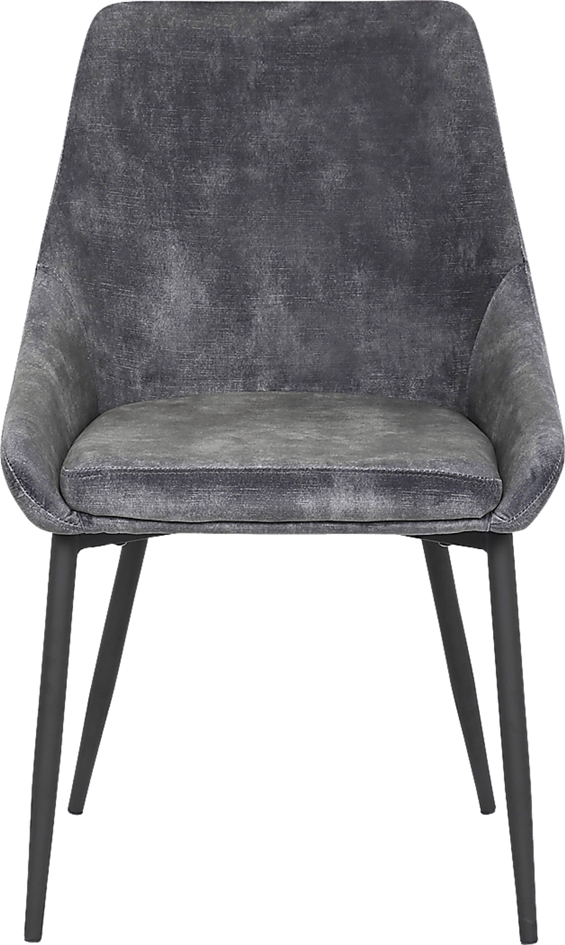 Dellrey Dark Gray Dining Chair, Set of 2 - Image 6