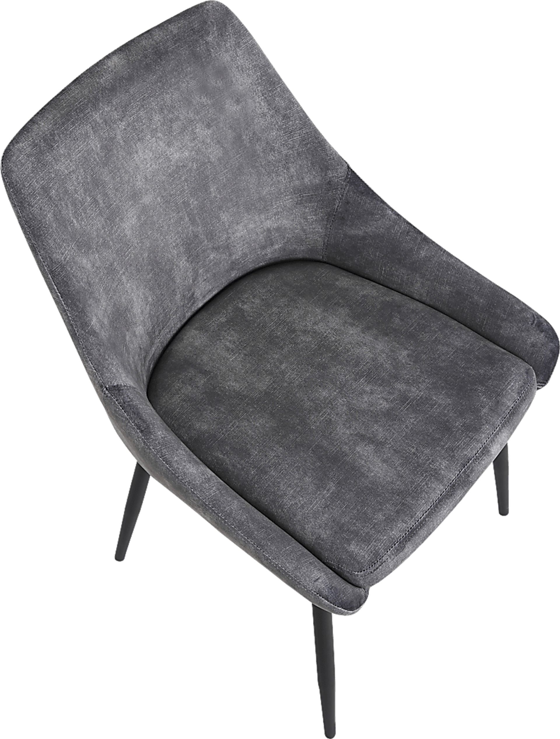 Dellrey Dark Gray Dining Chair, Set of 2 - Image 7