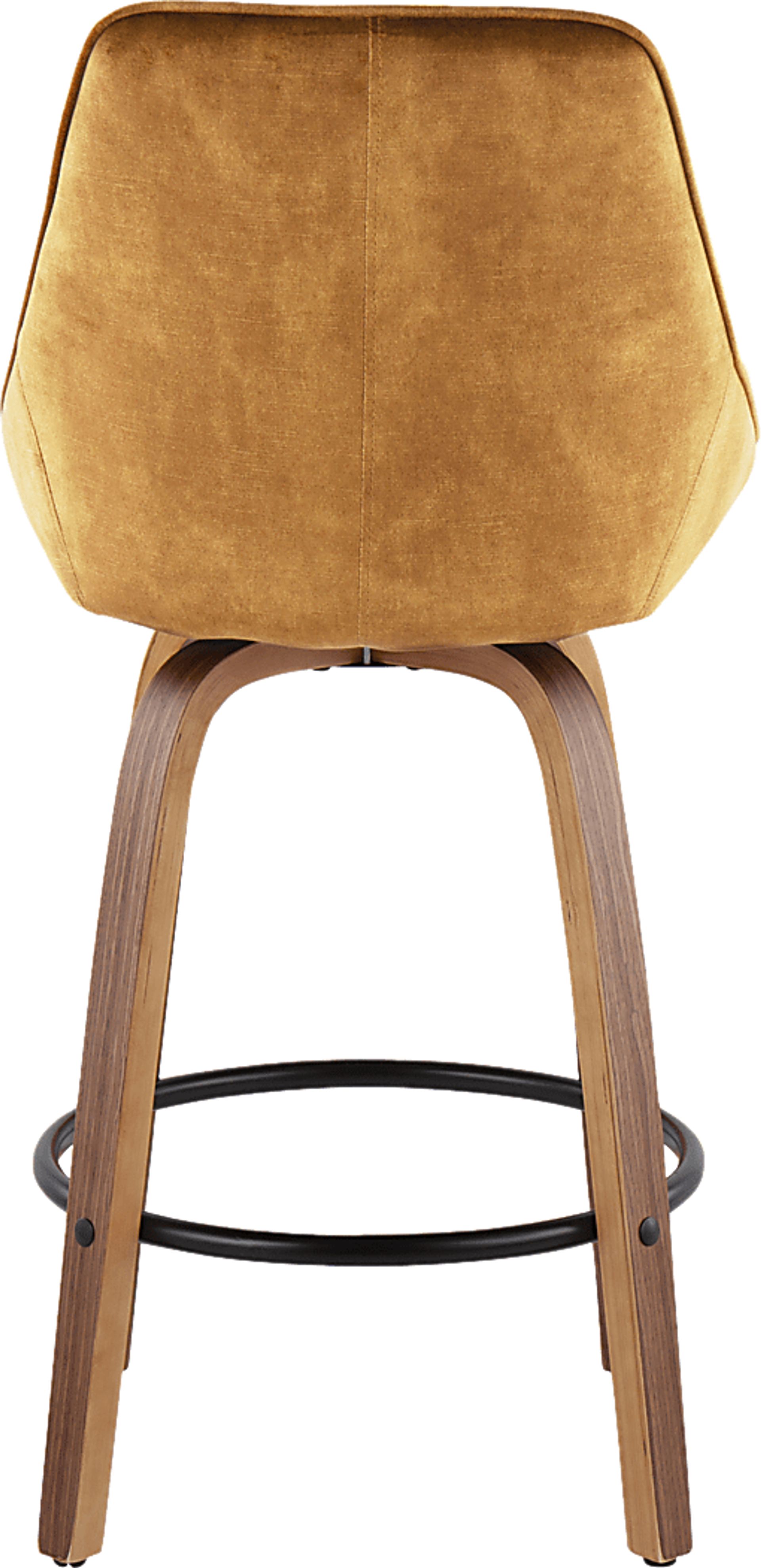 Dellrey Gold Counter Height Stool, Set of 2 - Image 5