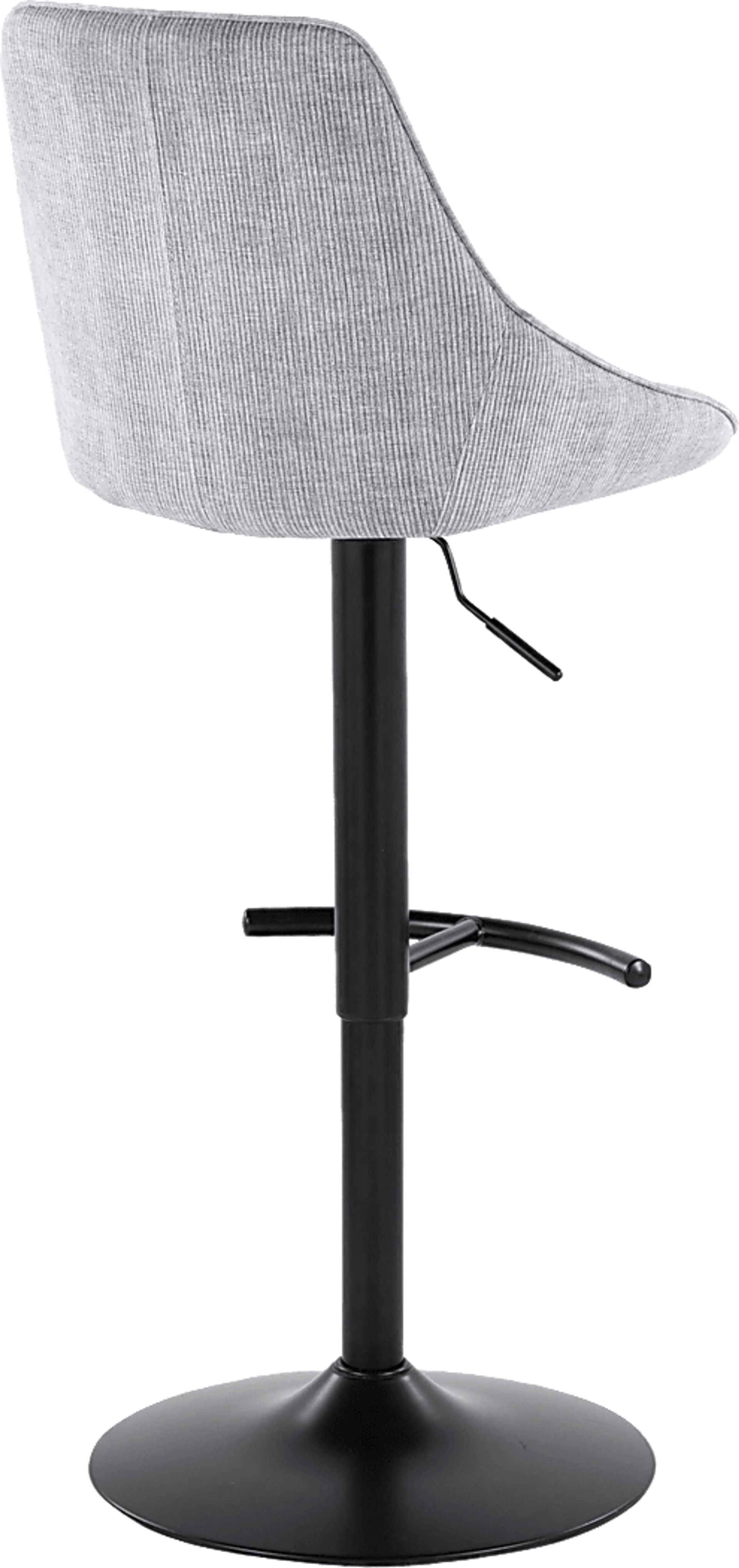 Dellrey III Gray Adjustable Barstool, Set of 2 - Image 7