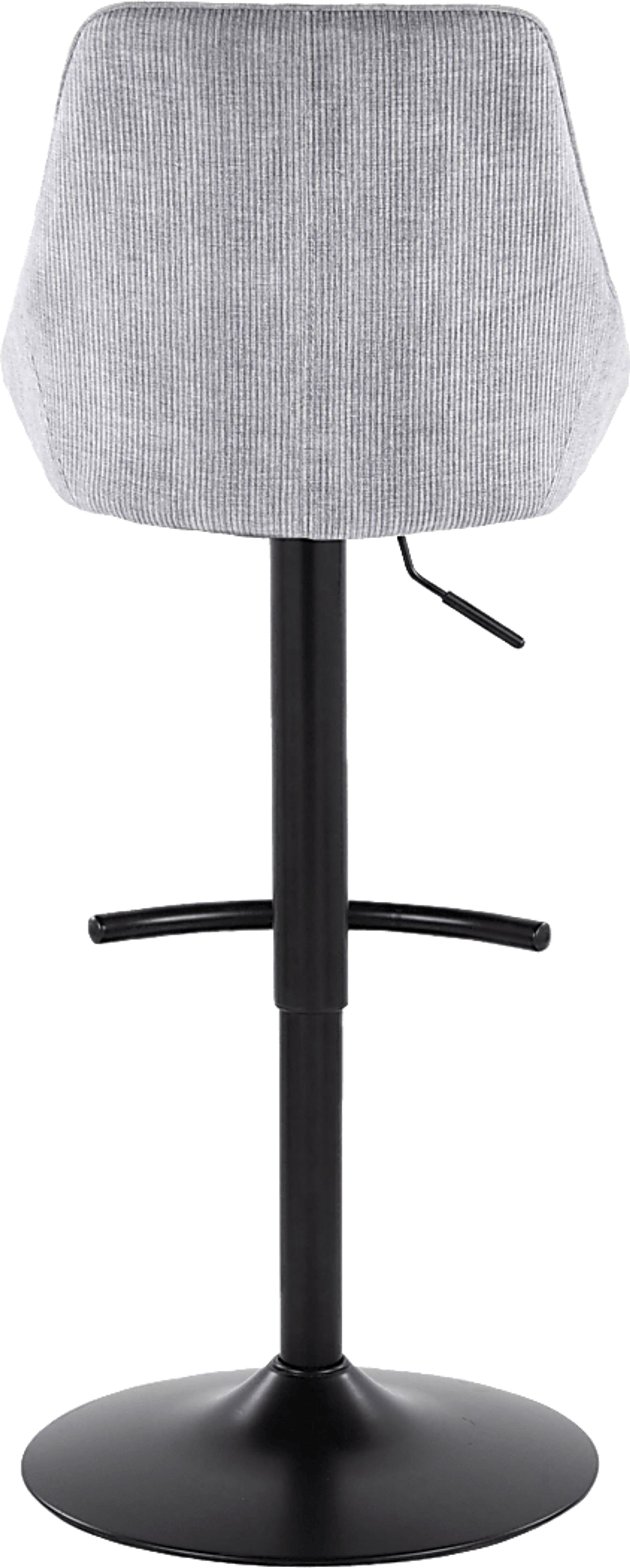 Dellrey III Gray Adjustable Barstool, Set of 2 - Image 8