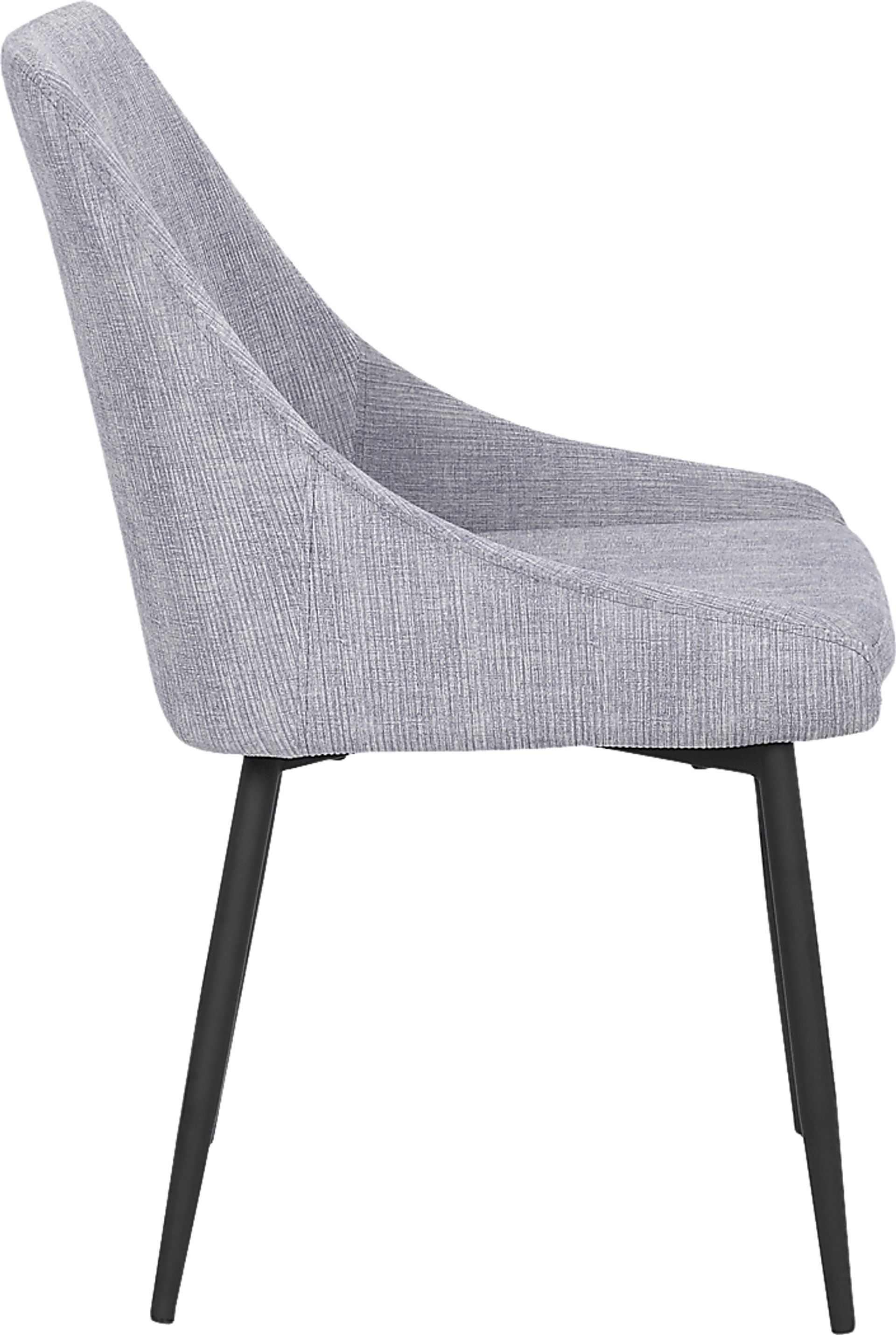 Dellrey Light Gray Dining Chair, Set of 2 - Image 3