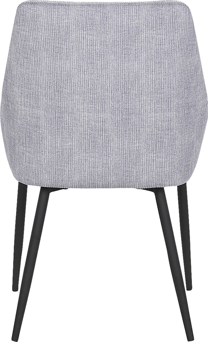 Dellrey Light Gray Dining Chair, Set of 2