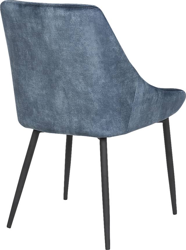 Dellrey Navy Dining Chair, Set of 2 - Thumbnail - Image 4