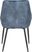 Dellrey Navy Dining Chair, Set of 2