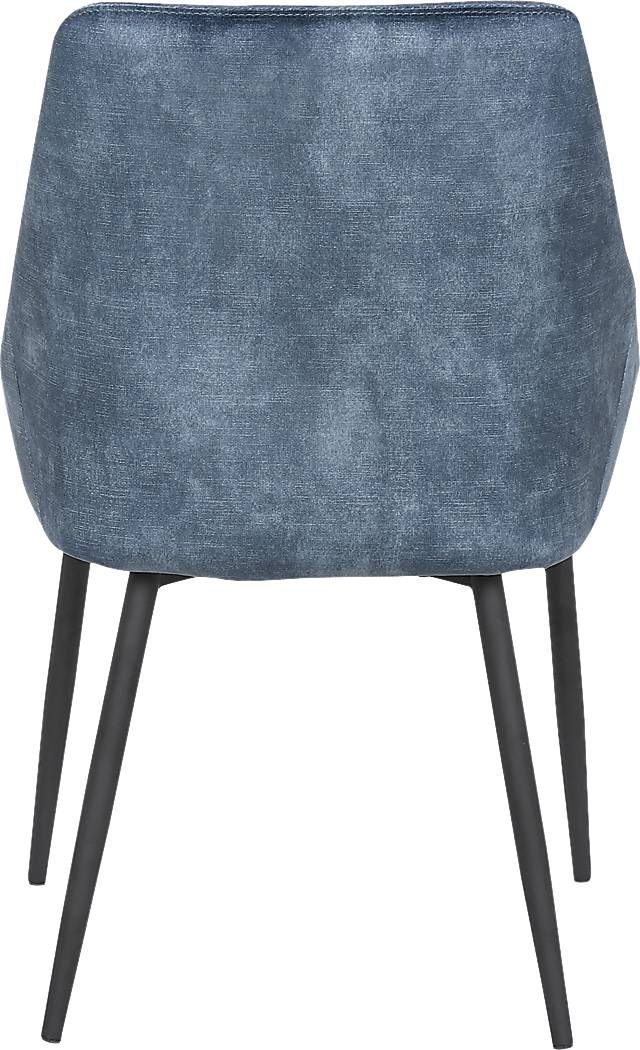 Dellrey Navy Dining Chair, Set of 2 - Thumbnail - Image 5