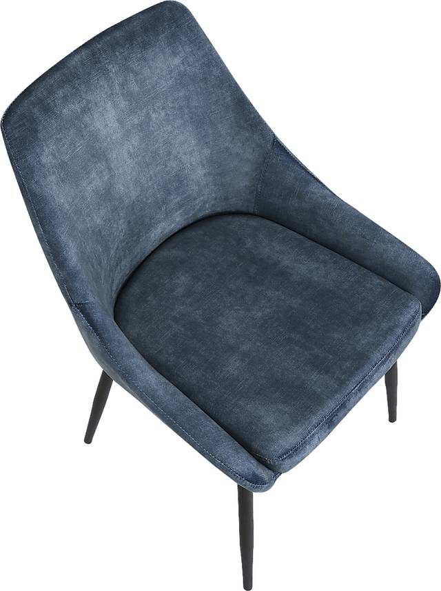 Dellrey Navy Dining Chair, Set of 2 - Thumbnail - Image 7