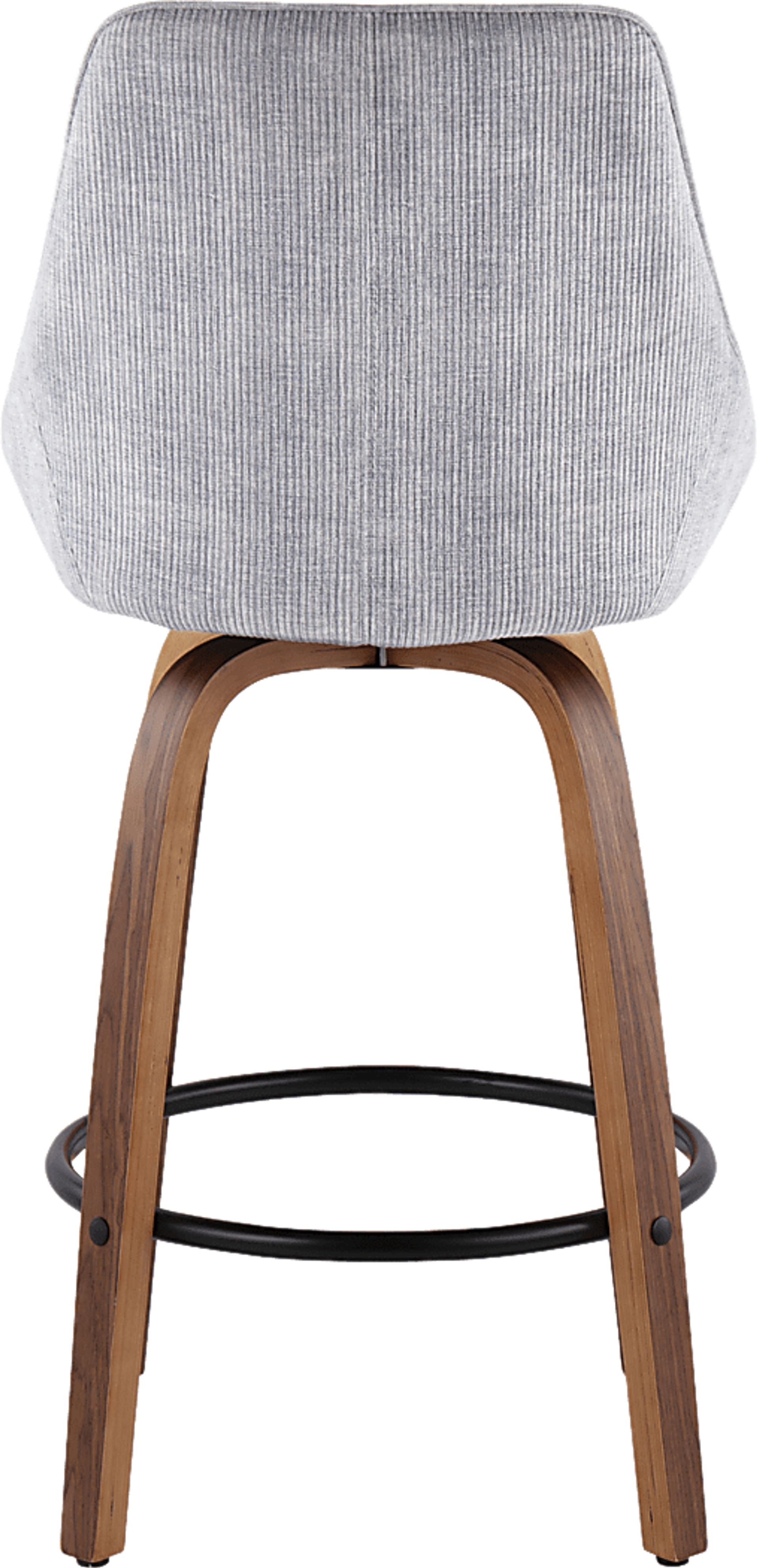 Dellrey Silver Counter Height Stool, Set of 2 - Image 5
