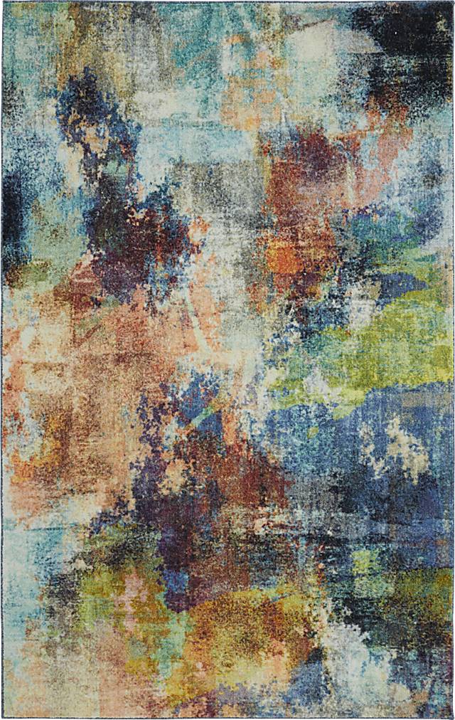 Delmarie Multi 5' x 8' Rug - Thumbnail - Image 1