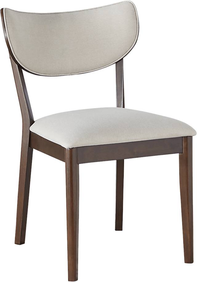 Delmon Walnut Side Chair - Thumbnail - Image 1
