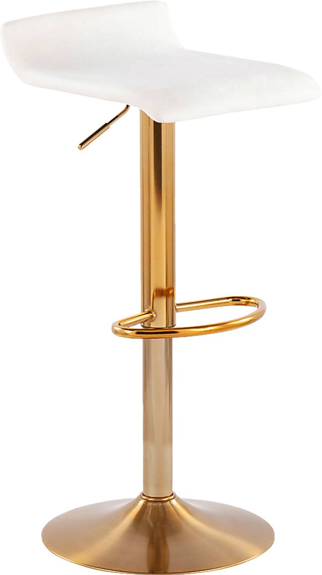 Delmonde Cream Barstool, Set of 2 - Thumbnail - Image 2