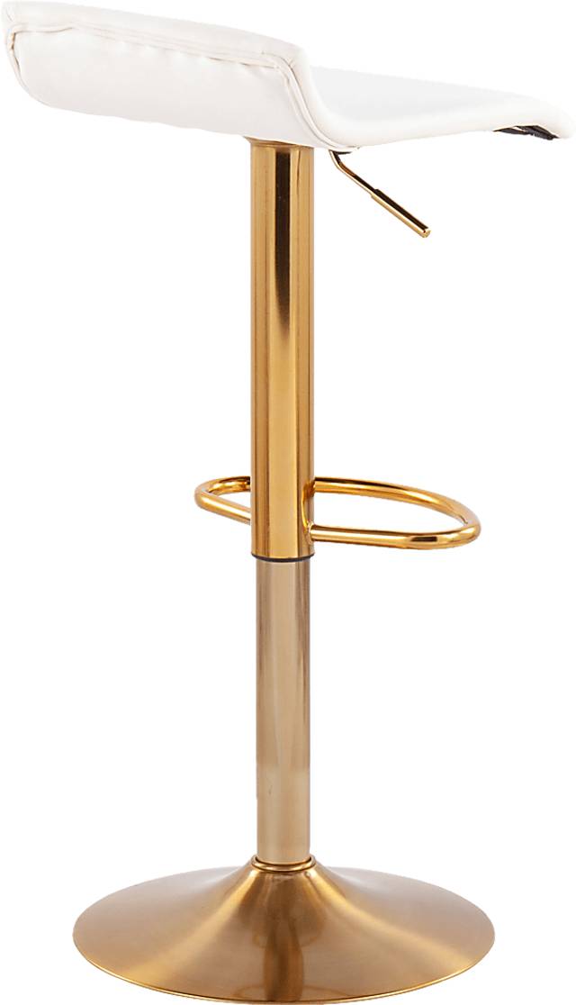 Delmonde Cream Barstool, Set of 2 - Thumbnail - Image 4