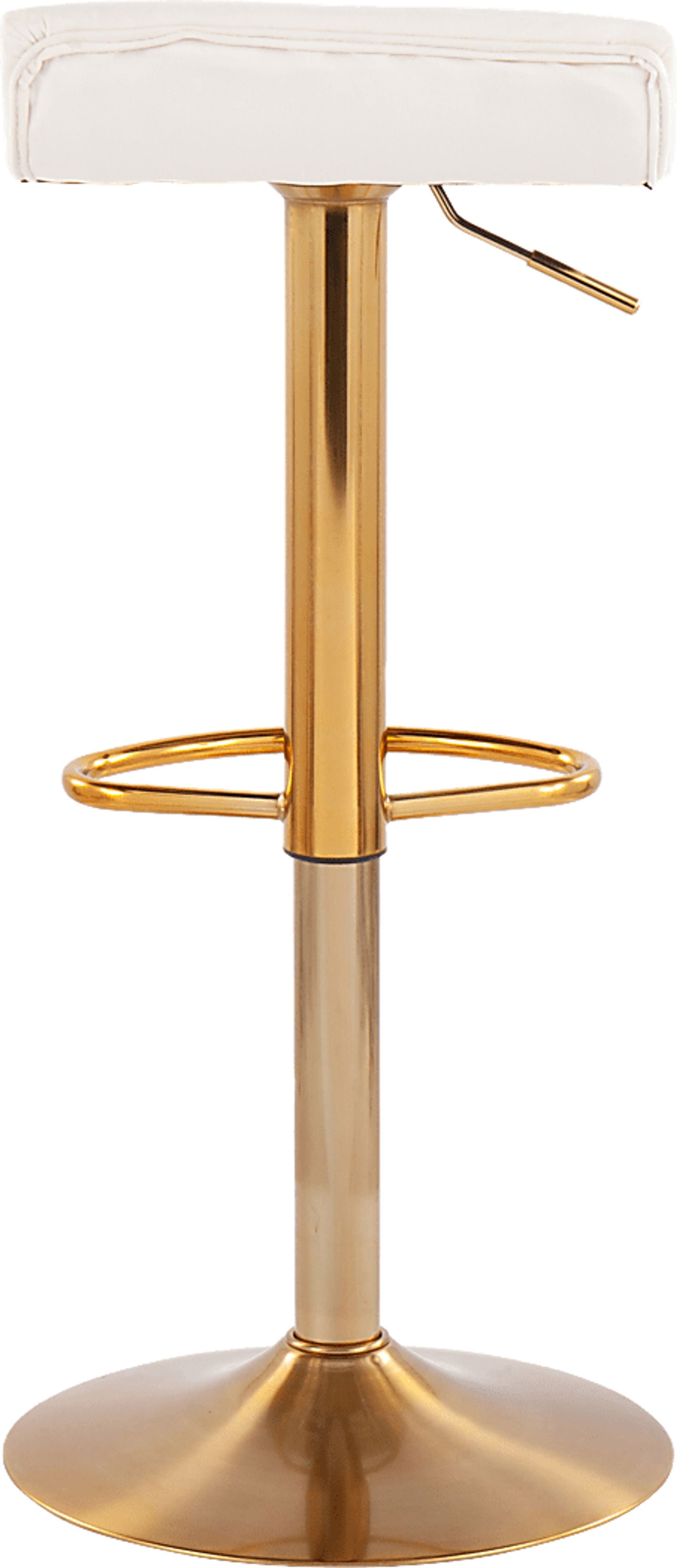 Delmonde Cream Barstool, Set of 2 - Image 5