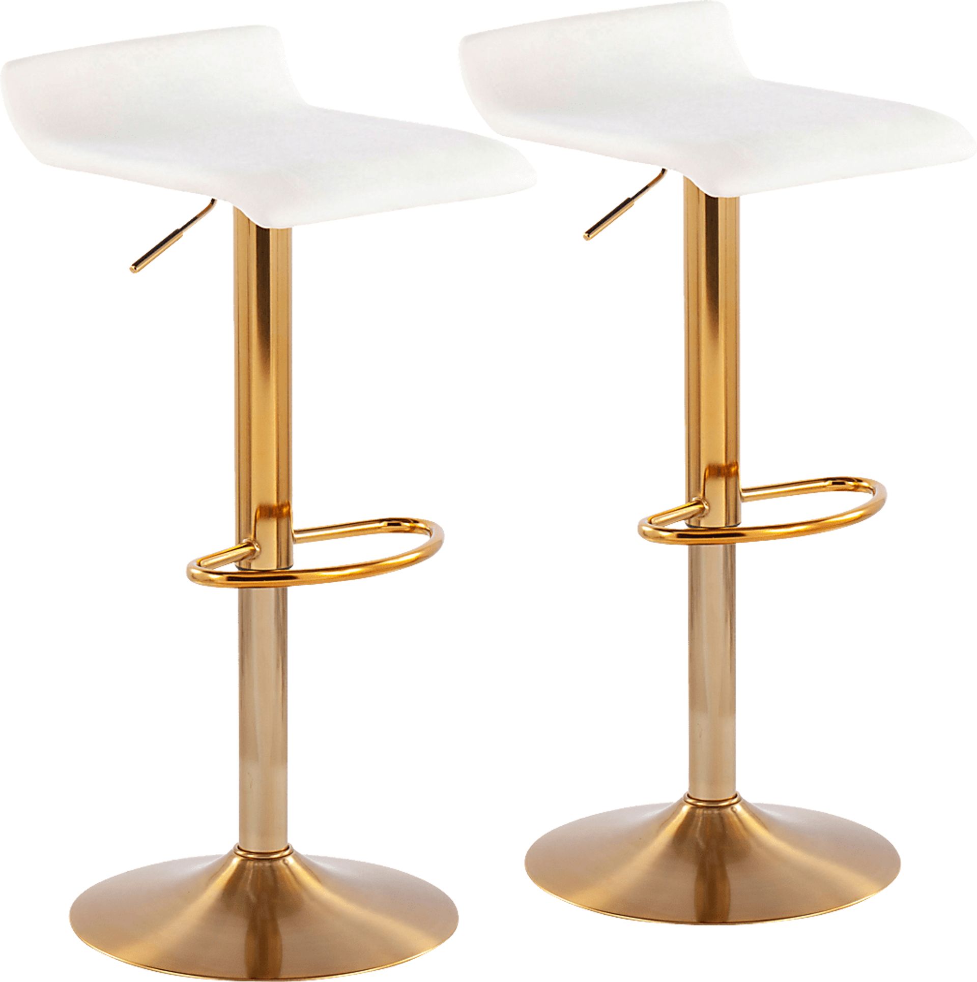 Delmonde Cream Barstool, Set of 2 - Image 1