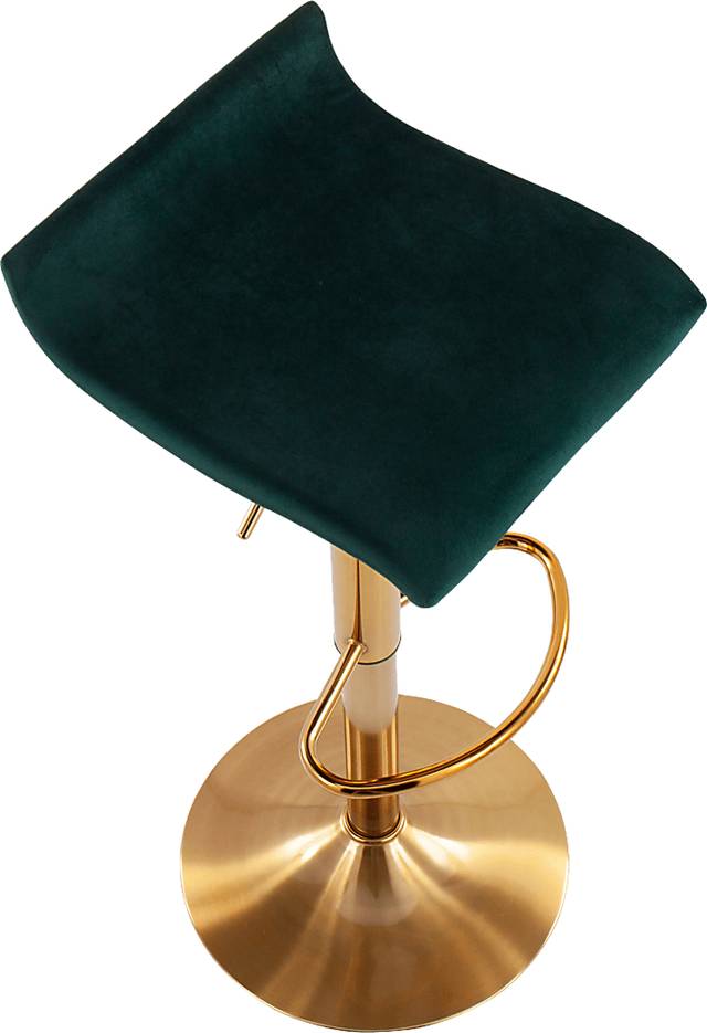Delmonde Green Barstool, Set of 2 - Thumbnail - Image 7