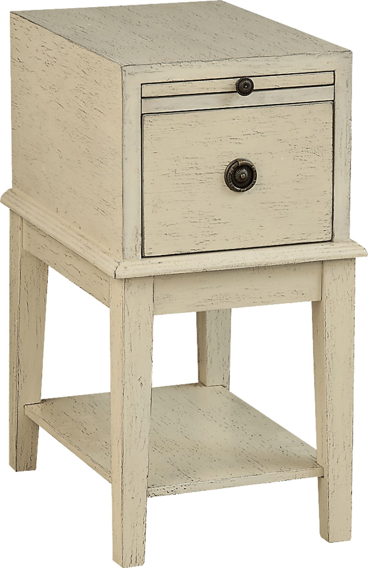 Delnera Ivory Light Wood,White End Table Rooms to Go