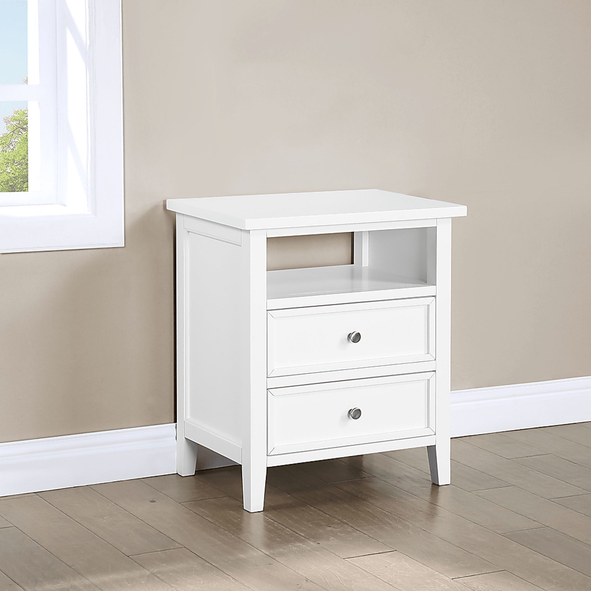 Deloffre White Nightstand - Image 3