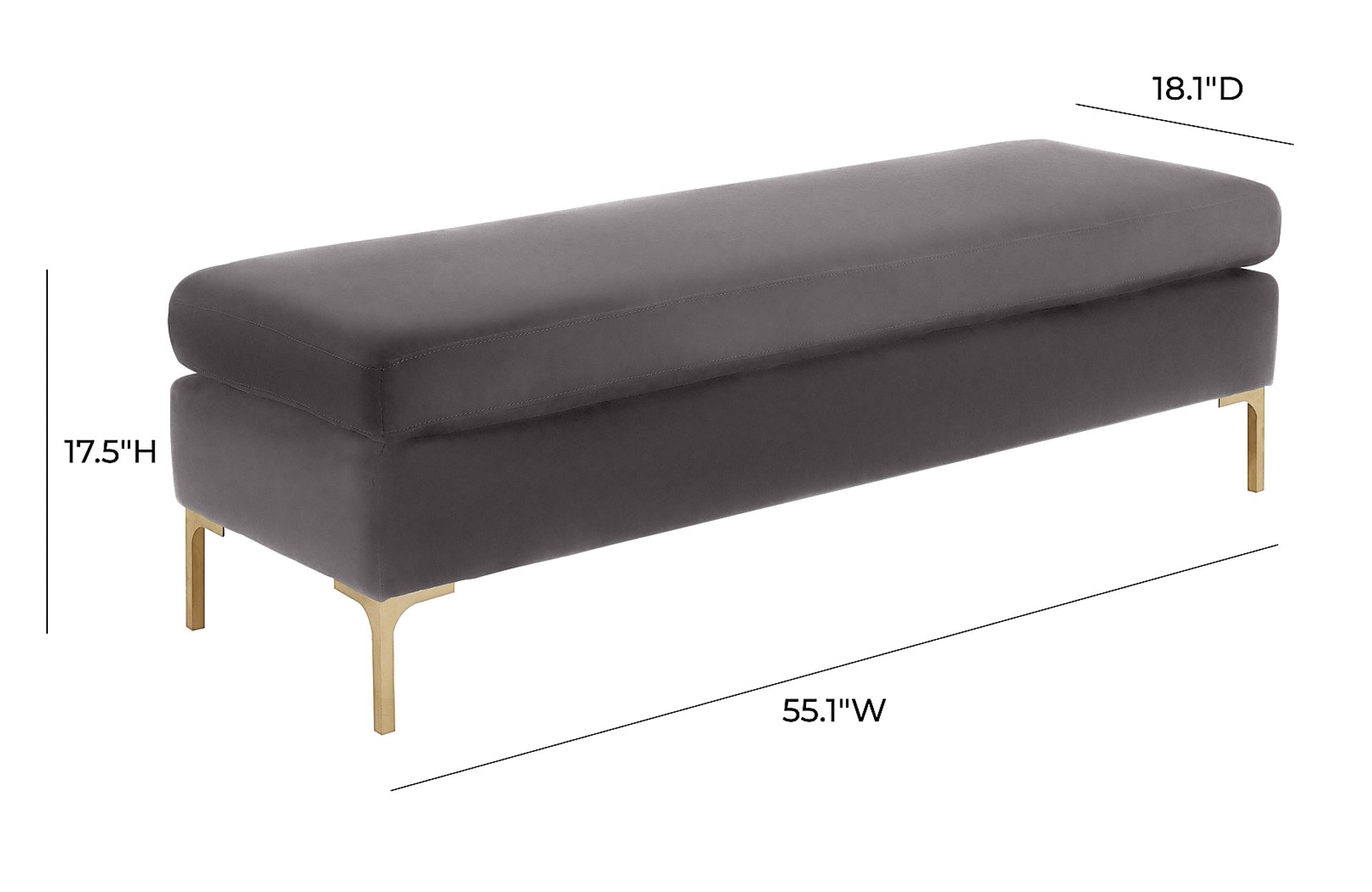 Delora Anne Gray Bench - Image 6