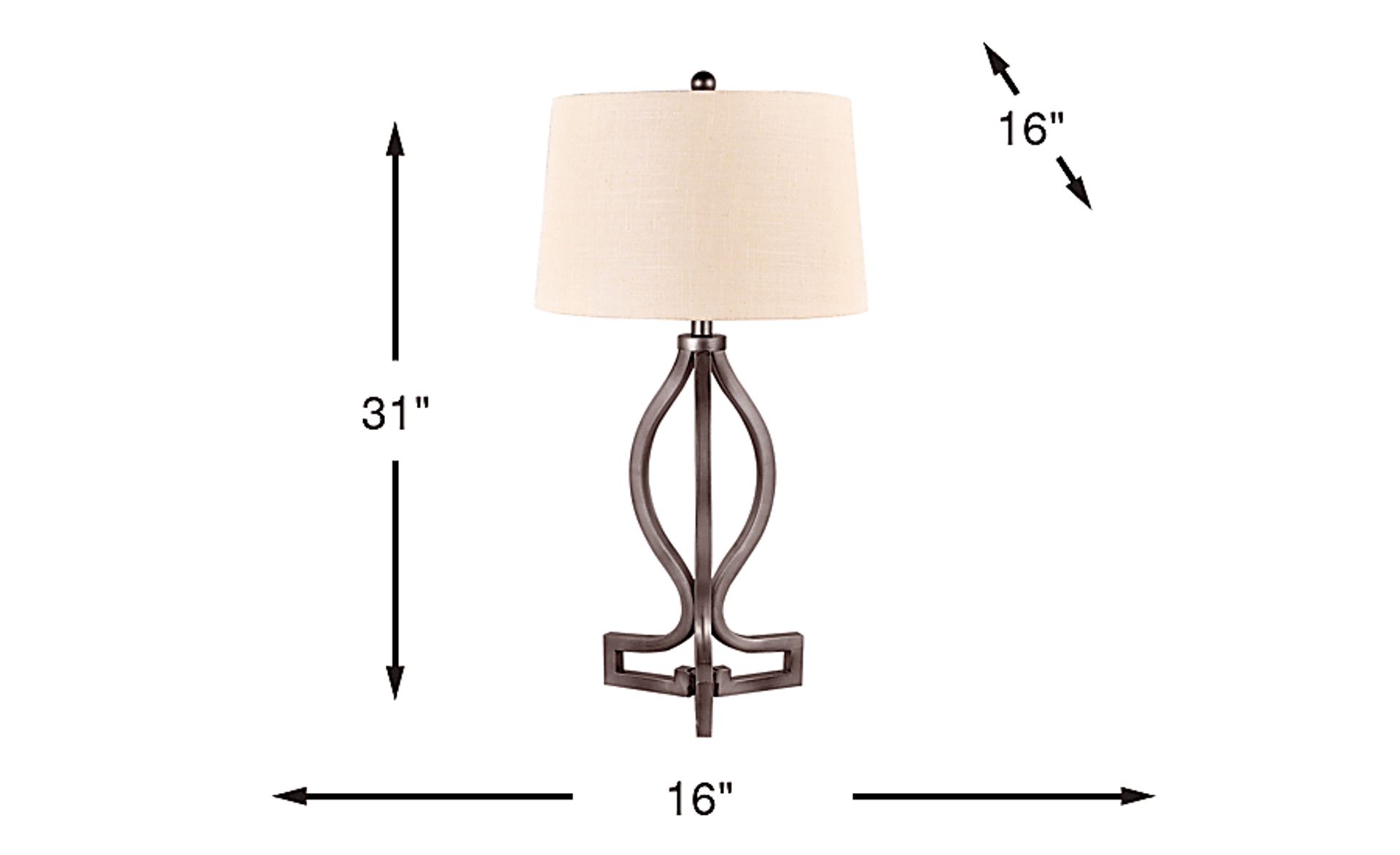 Dimension Image. Please refer to the Dimension Tab on this page for dimension details.