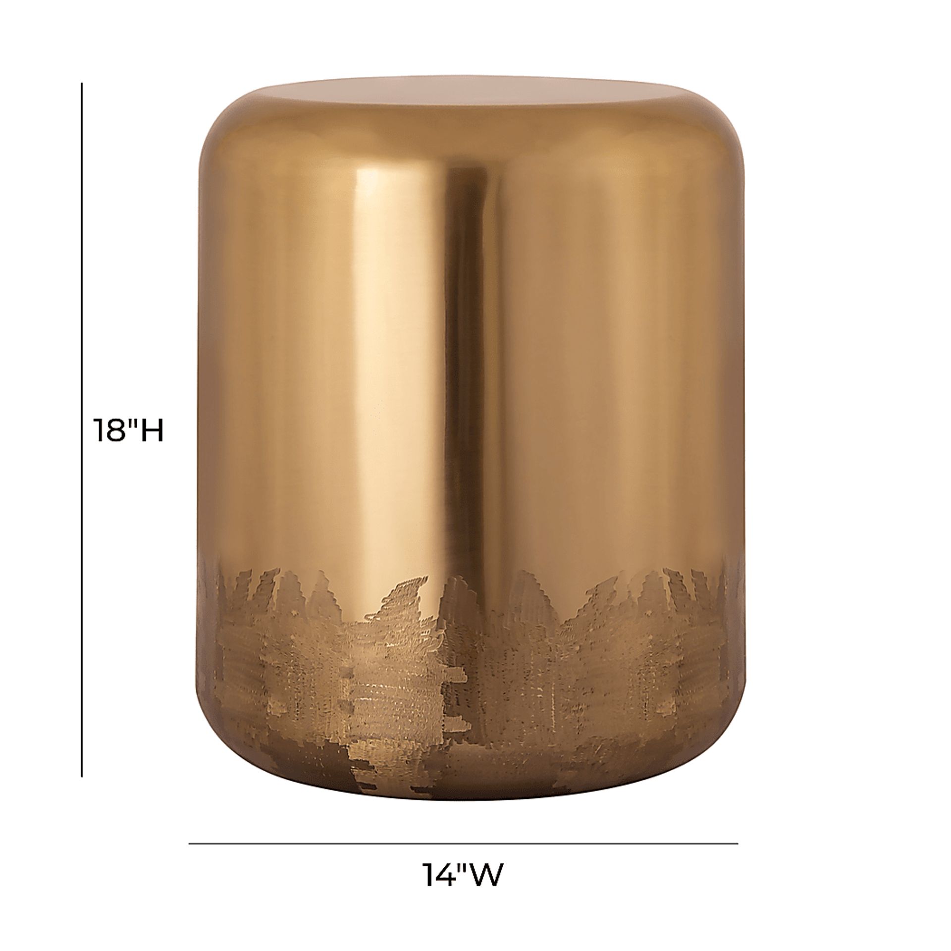 Deloran Gold Side Table - Image 5