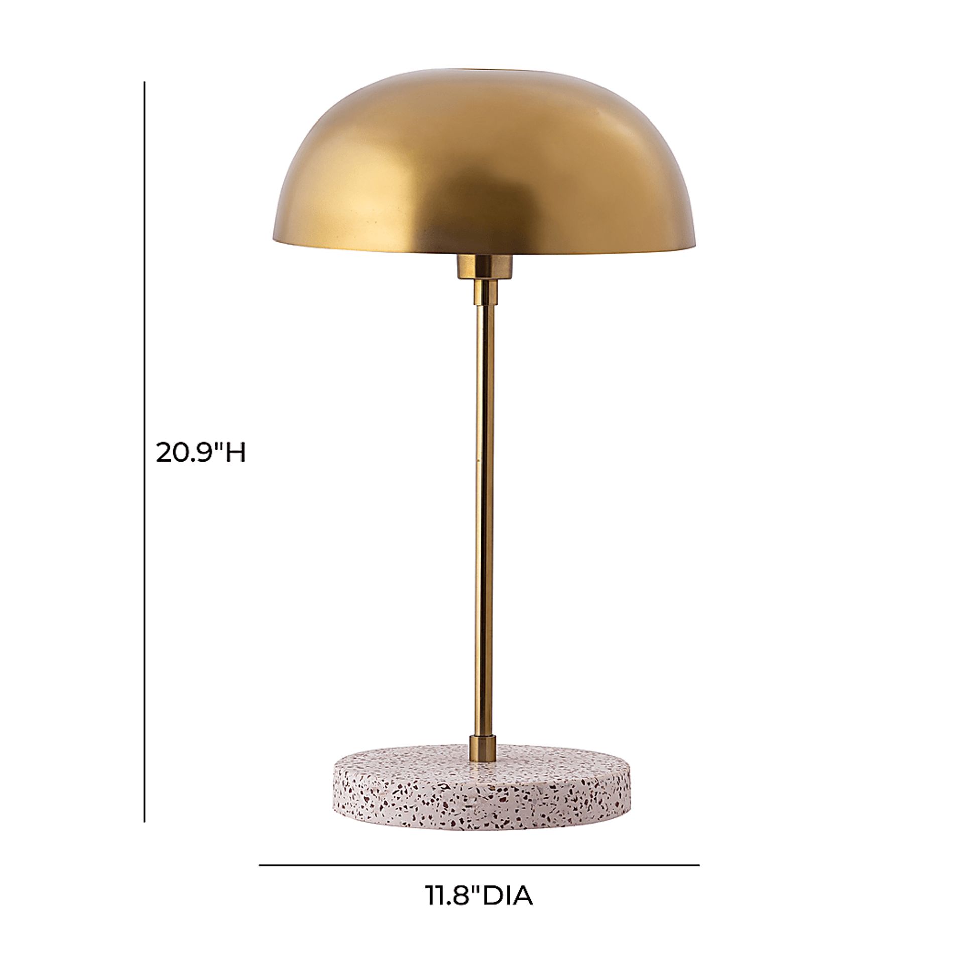 Delorna Gold Table Lamp - Image 7