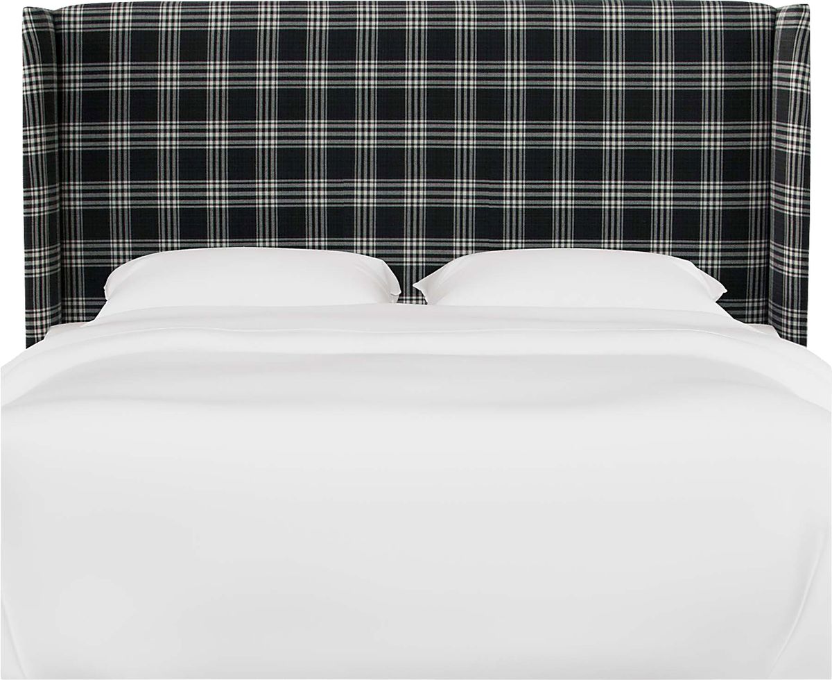 Delorna II Green Cotton Fabric Queen Headboard Rooms to Go