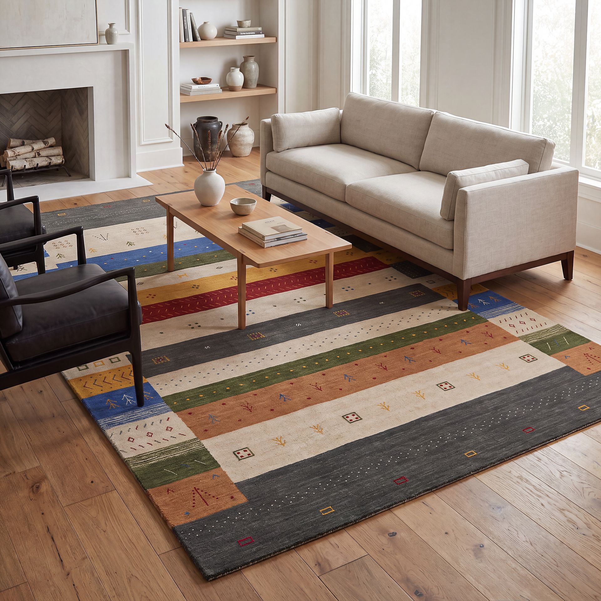 Delorto Multi 3' x 5' Rug - Image 3