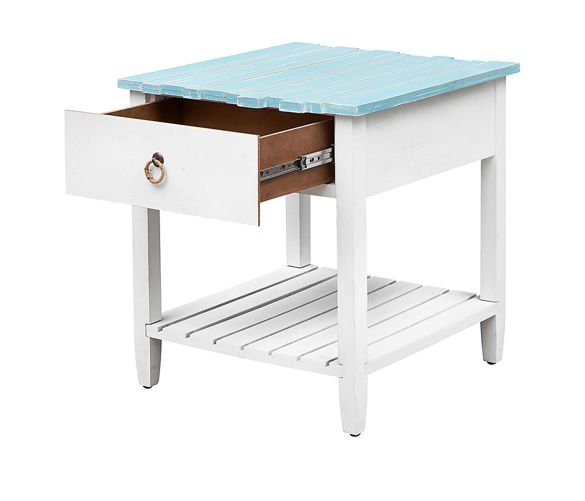 Delphera Teal Accent Table - Image 3