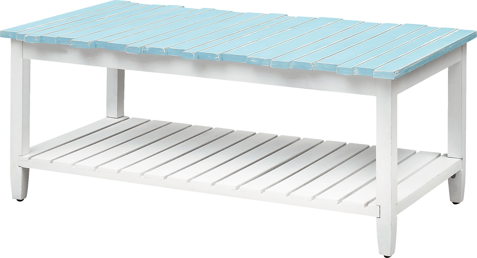 Delphera Teal Cocktail Table - Image 1