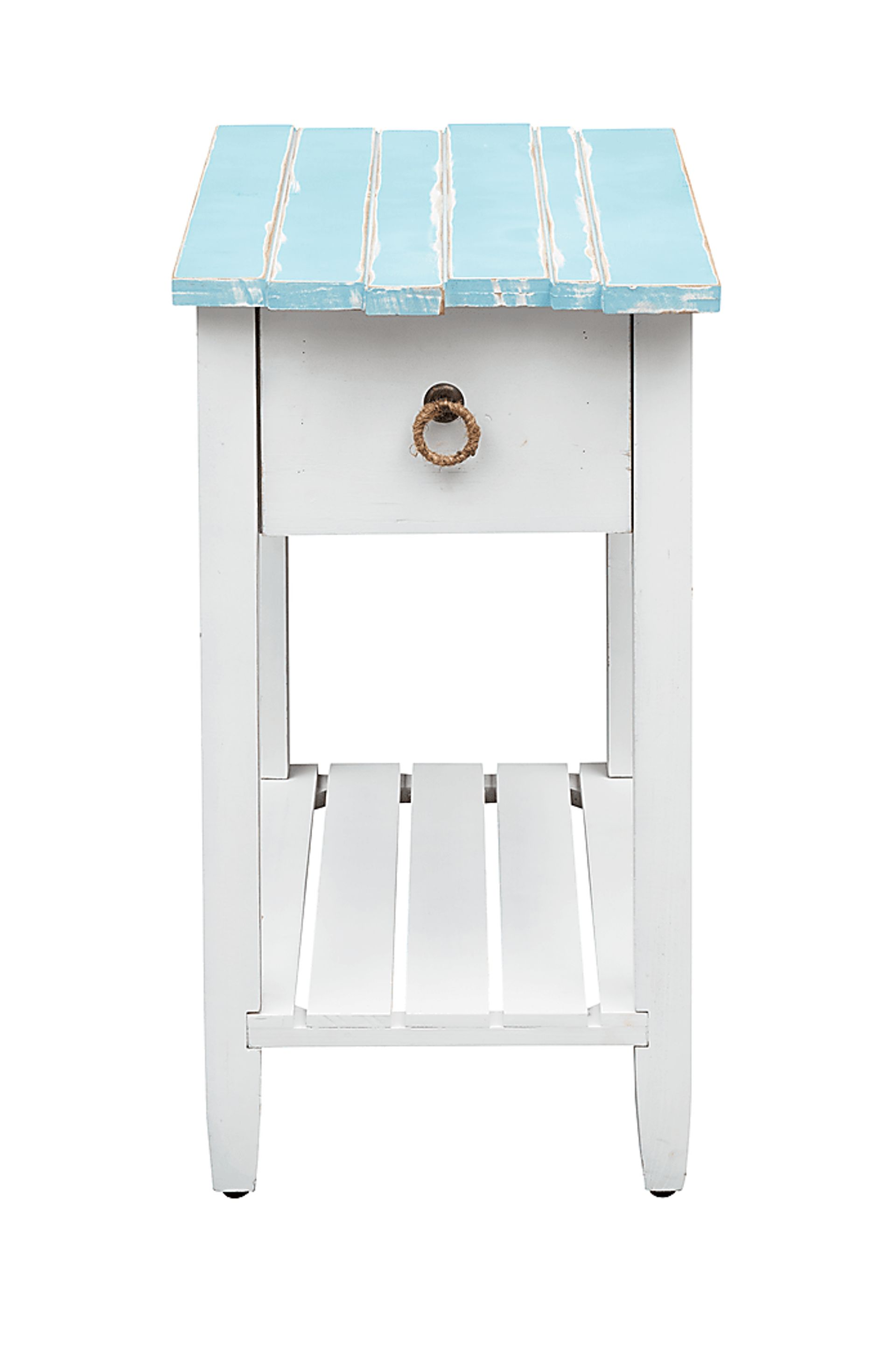 Delphera Teal End Table - Image 2