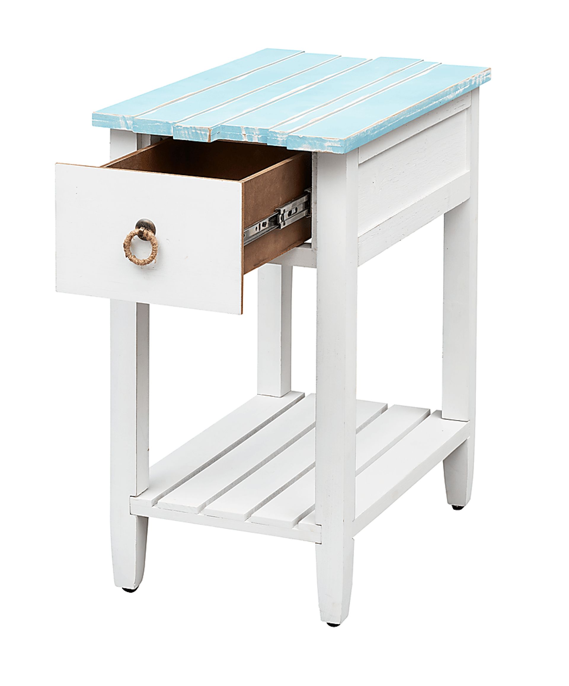 Delphera Teal End Table - Image 3