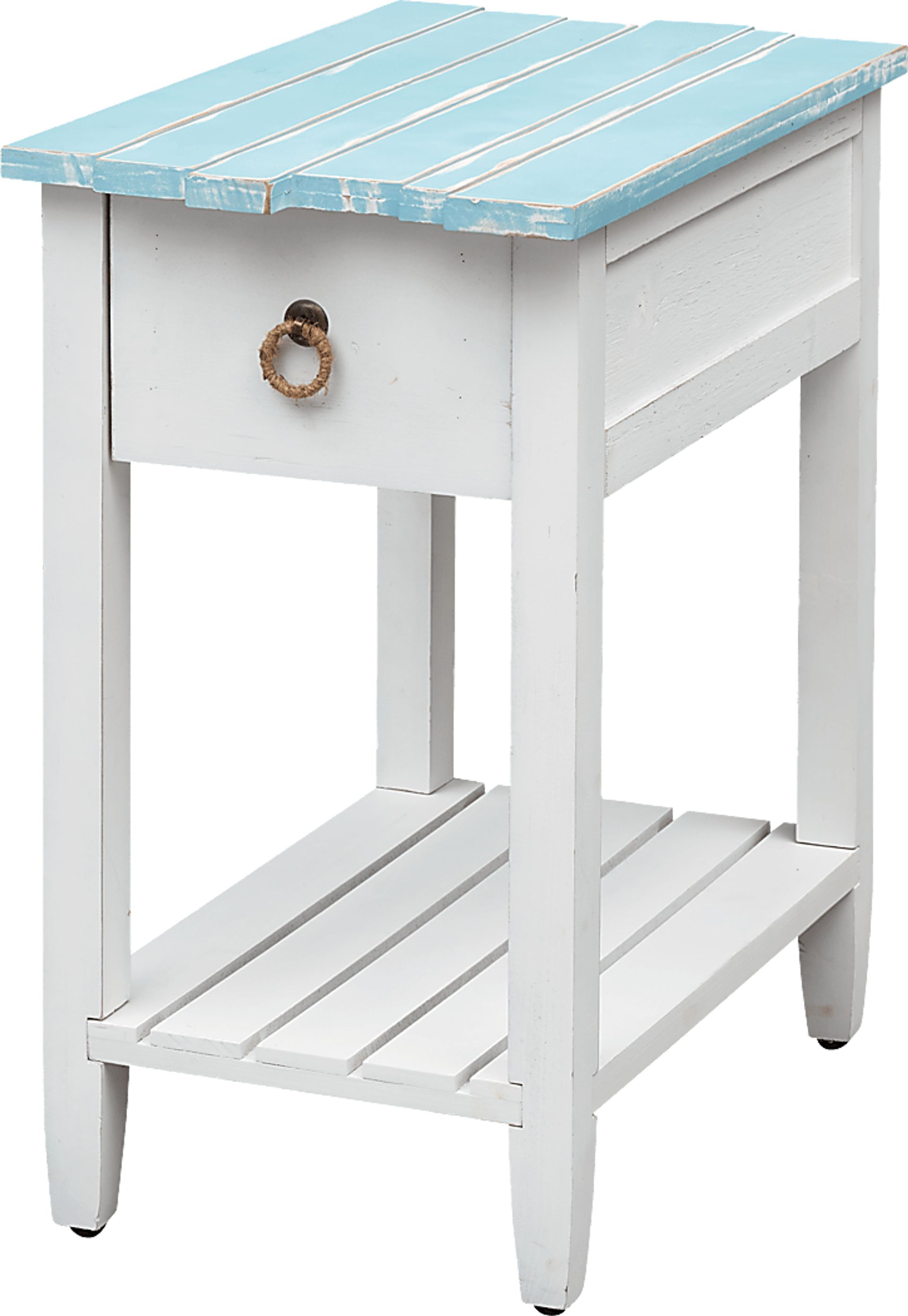 Delphera Teal End Table - Image 1