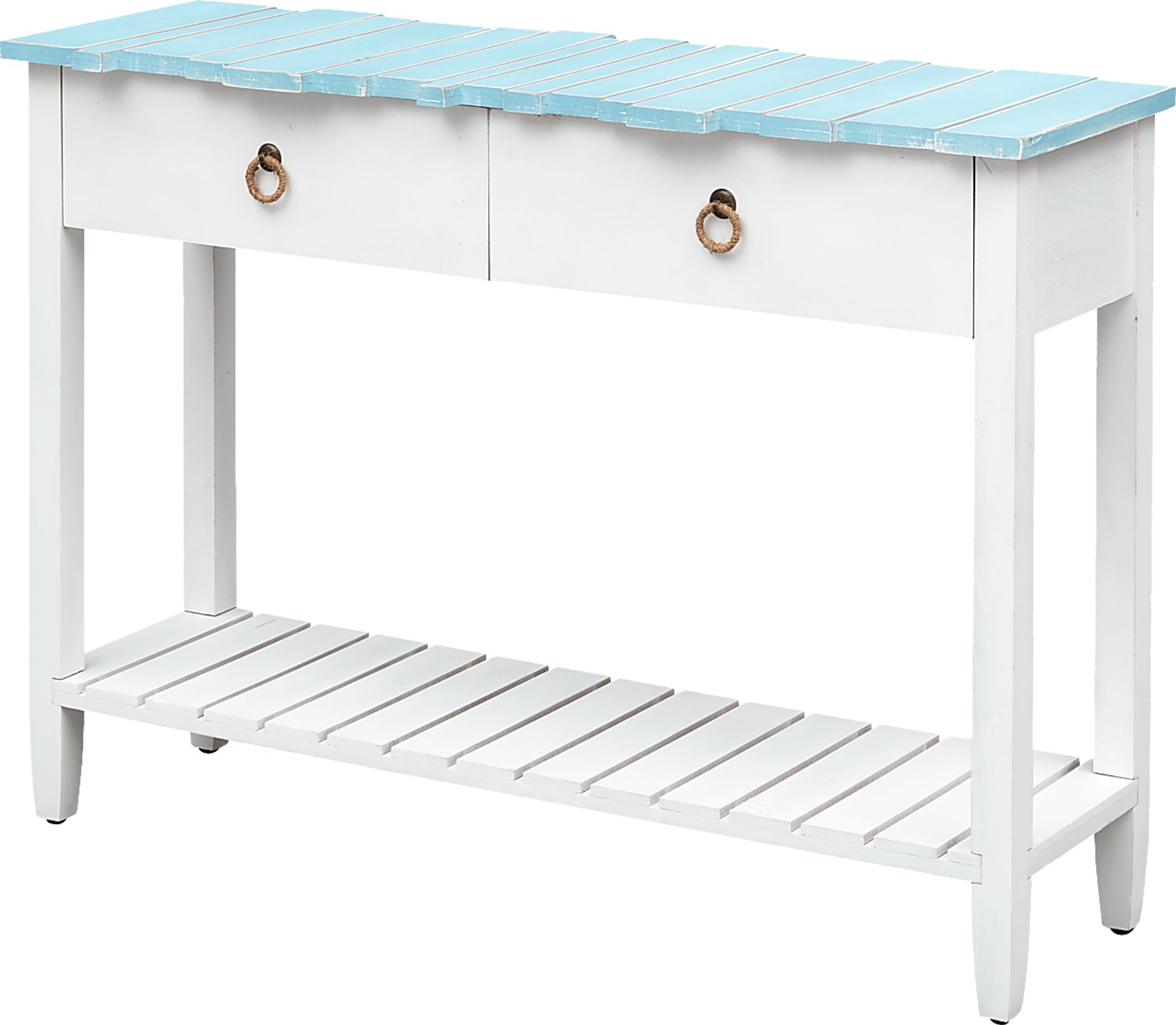 Delphera Teal Sofa Table - Image 1